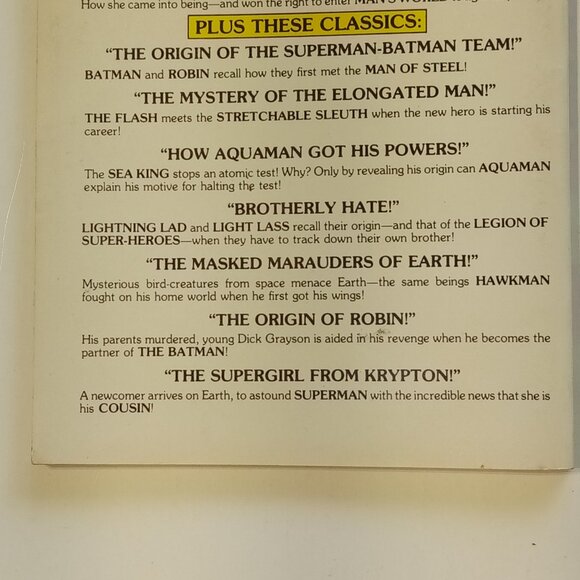 DC COMICS Books Vintage 1979 Secret Origins Super-Heroes SGT ROCK'S BATTLE EXC - Picture 7 of 12